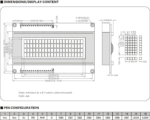 20×4 Character LCD Display with Yellow/Green Backlight Alphanumeric Character